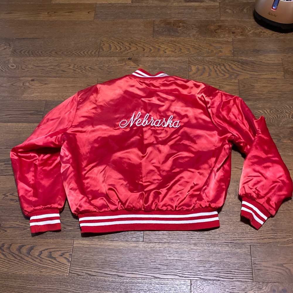 Vintage Satin Nebraska Cornhuskers Jacket

C
